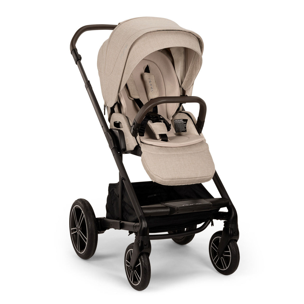 Nuna_MIXXnext_Biscotti_Angle_US_8x8__16879.1720720258.1280.1280 MIXX Next Stroller w/ Magnetic Buckle - Image 1