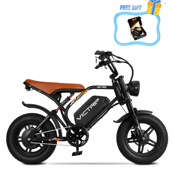R6 Pro - 1500W Full Suspension Moped Style EBike
