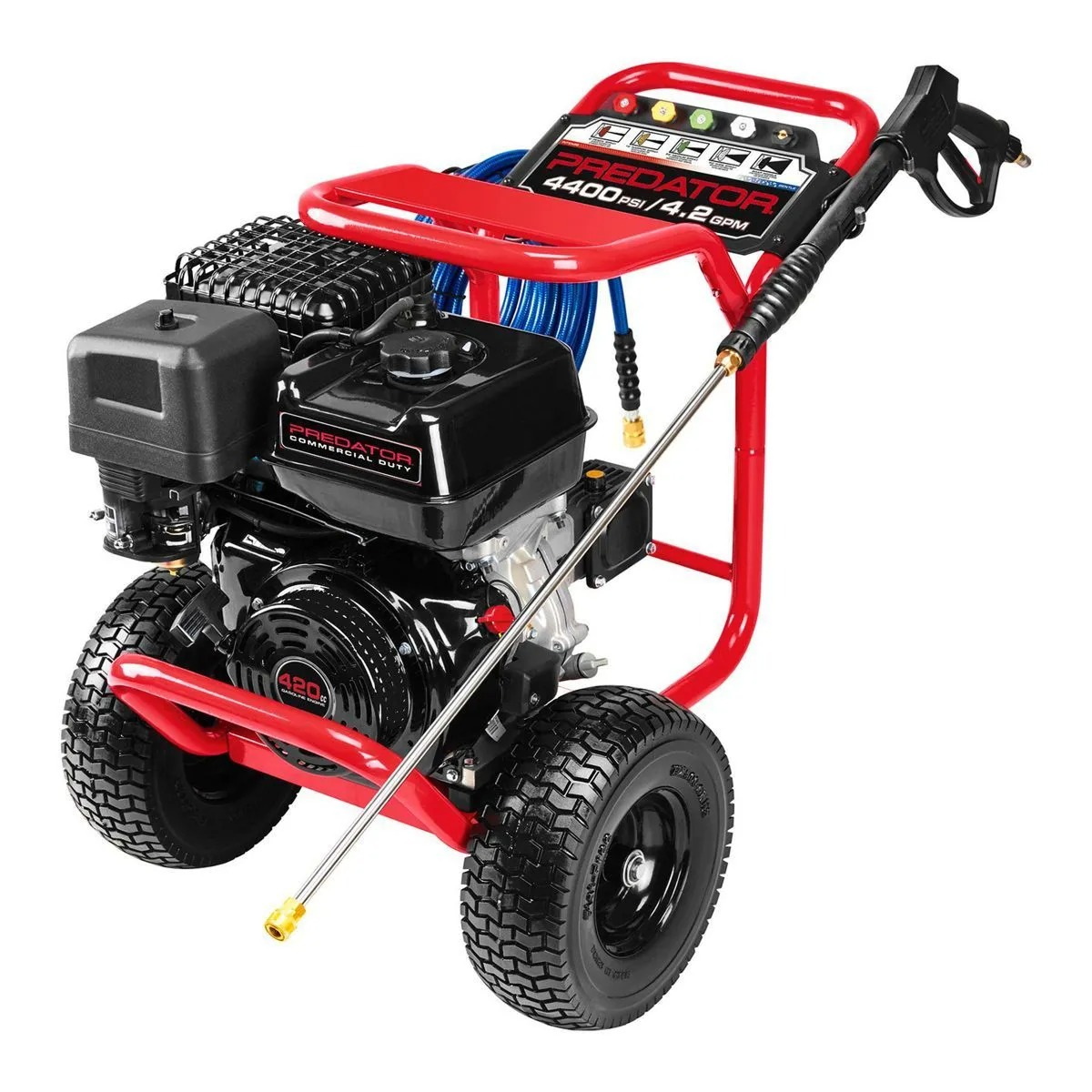 imgi_61_72986_W3-2.png PREDATOR 4400 PSI, 4.2 GPM, 13 HP (420cc) Commercial-Duty Pressure Washer, CARB - Image 1