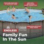 Coleman Power Steel 18 ft. x 48 in. Round Metal Frame Above Ground Pool Set - Image 2