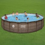 Coleman Power Steel 18 ft. x 48 in. Round Metal Frame Above Ground Pool Set - Image 6