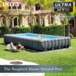 Intex 32′ x 16′ x 52″ Rectangular Ultra XTR Frame Above Ground Swimming Pool Set – 32 ft x 16 ft x 52 in - Image 2