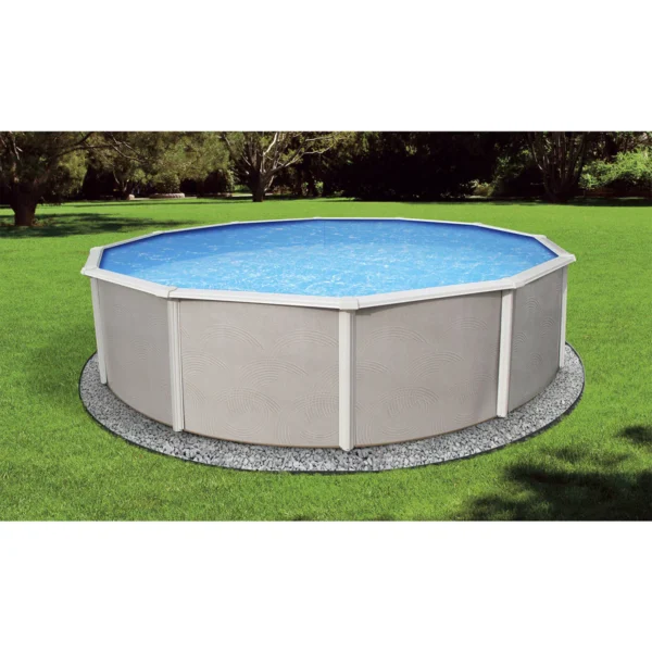 Blue wave 24′ x 52″ Round Belize Above Ground Swimming Pool
