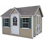 Little Cottage 12 x 10 ft Classic Wood Cottage Panelized Storage Shed