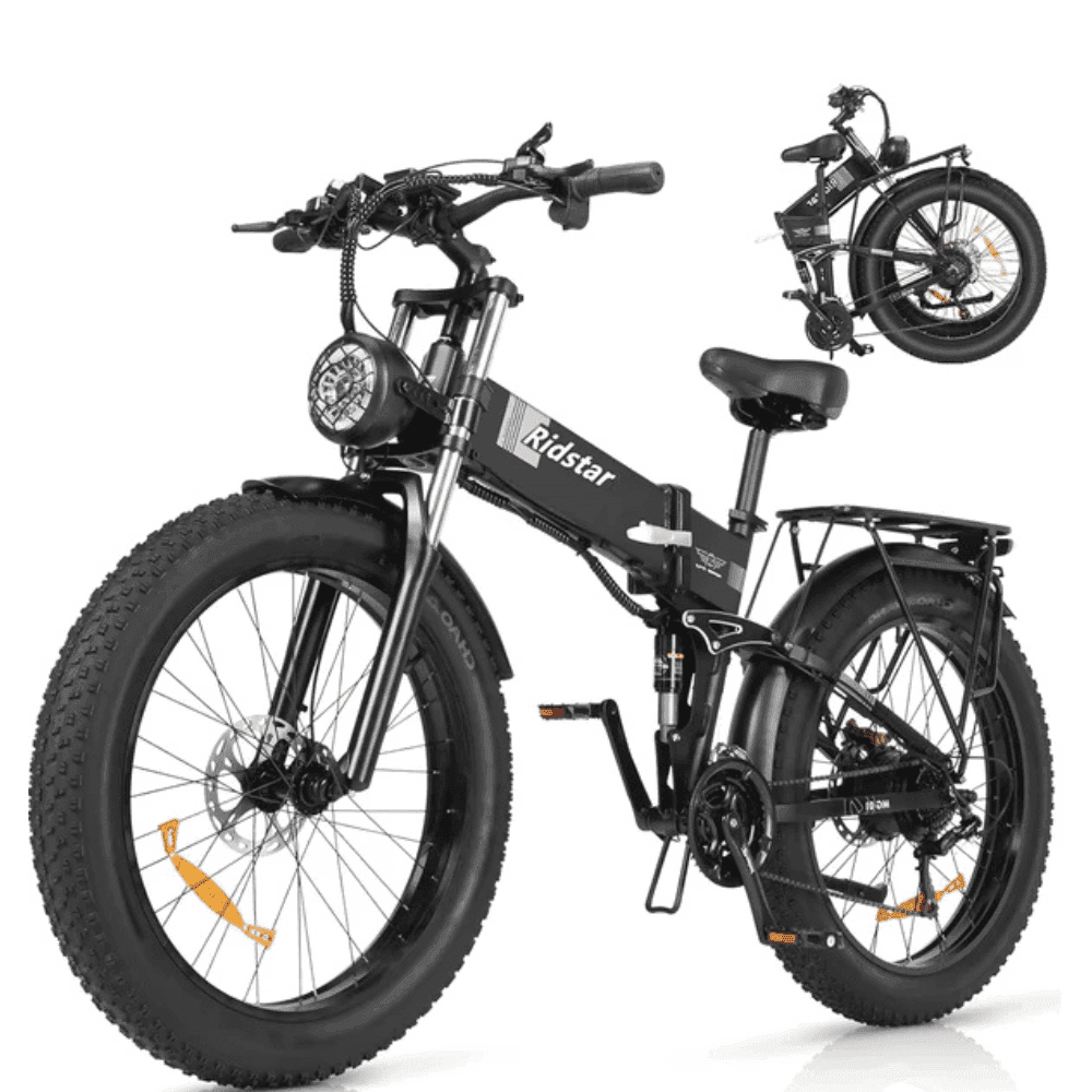 weltbike-only-product-12-image-1.png Ridstar DC26 2000W Folding Fat Tire Mountain Electric Bike - Image 1