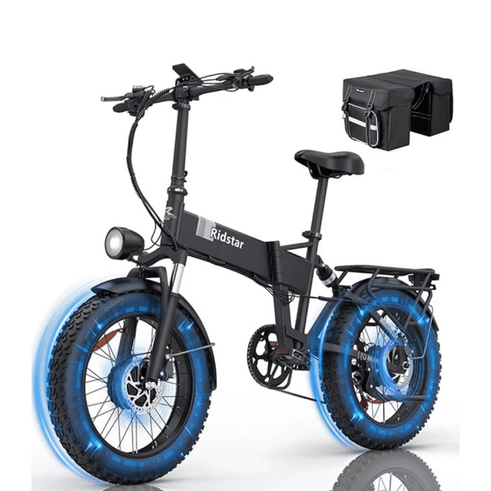 weltbike-only-product-4-image-1.png Folding Ebikes for Adults Ridstar 750W Motor 48V 14AH Removable Battery 20 X 4.0 Fat Tire Shimano 7-Speed 19.8MPH Electric Bike - Image 1