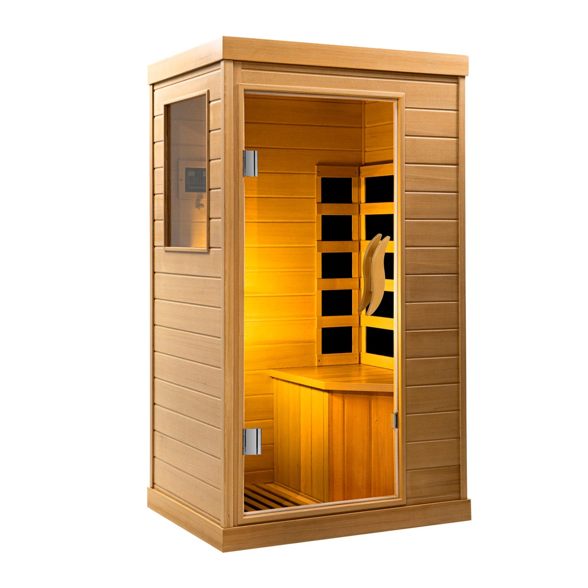 weltbike-product-35-image-1.webp HomeMiYN Far Infrared Wood Sauna Box ,traditional Sauna Room Indoor Home Spa Low-emf Dry Saunas Single Person Spa Canada Hemlock,nature - Image 1