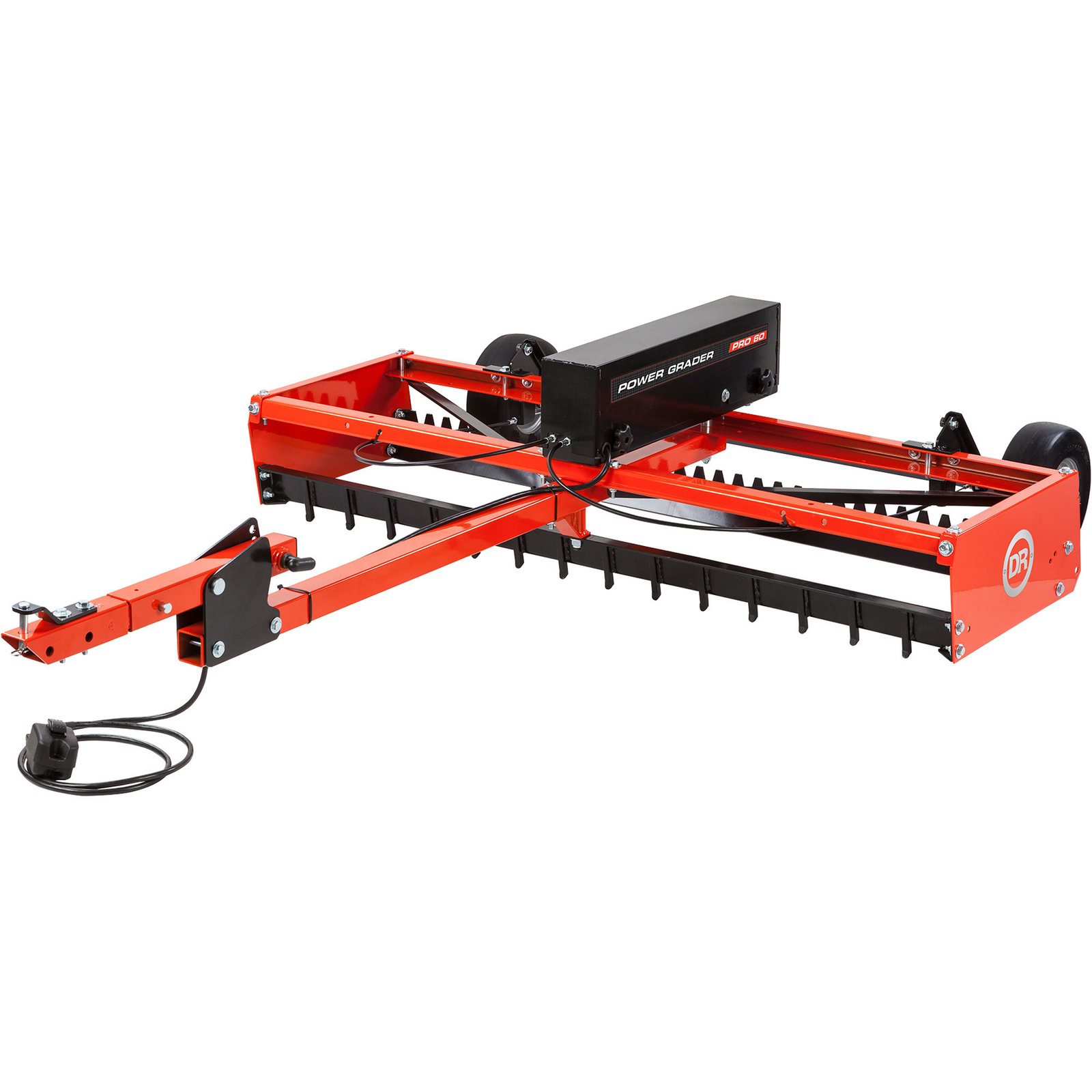 wlttt-product-24-image-1.png DR PRO 60 Power Grader – 60″ Width – Powered Remote Depth Control – Tow Behind ATV, UTV, or Garden Tractor – Road and Driveway Grader - Image 1