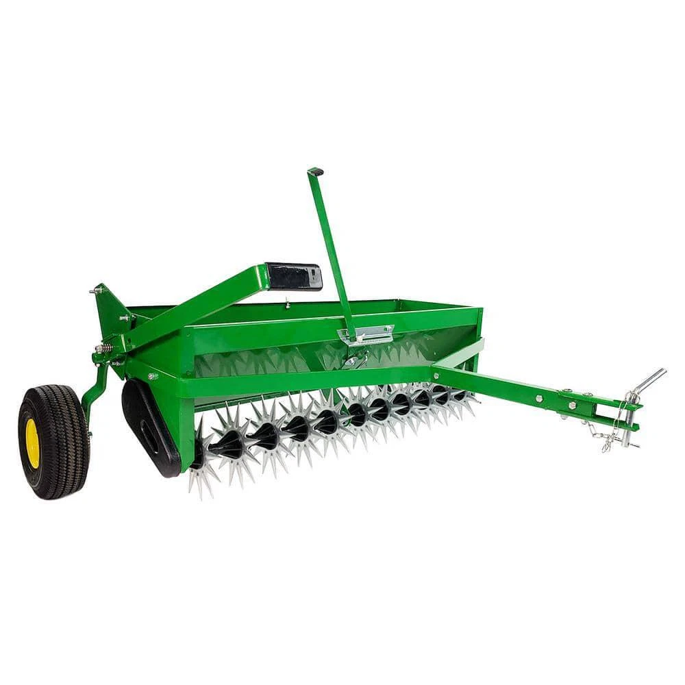 wlttt-product-25-image-1.png John Deere 40 in. Tow-Behind Combination Aerator-Spreader - Image 1