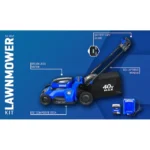 Kobalt 40-Volt 21-in Brushless Battery Push Lawn Mower 6 Ah (Battery and Charger Included) - Image 2