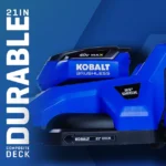 Kobalt 40-Volt 21-in Brushless Battery Push Lawn Mower 6 Ah (Battery and Charger Included) - Image 3