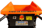 Detail K2 Big Dump 1100 Pound Electric Power Dump Cart - Image 5